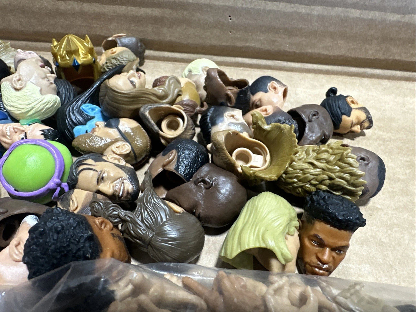 Misc Marvel Hero Villain Head And Hands Lot NECA DC