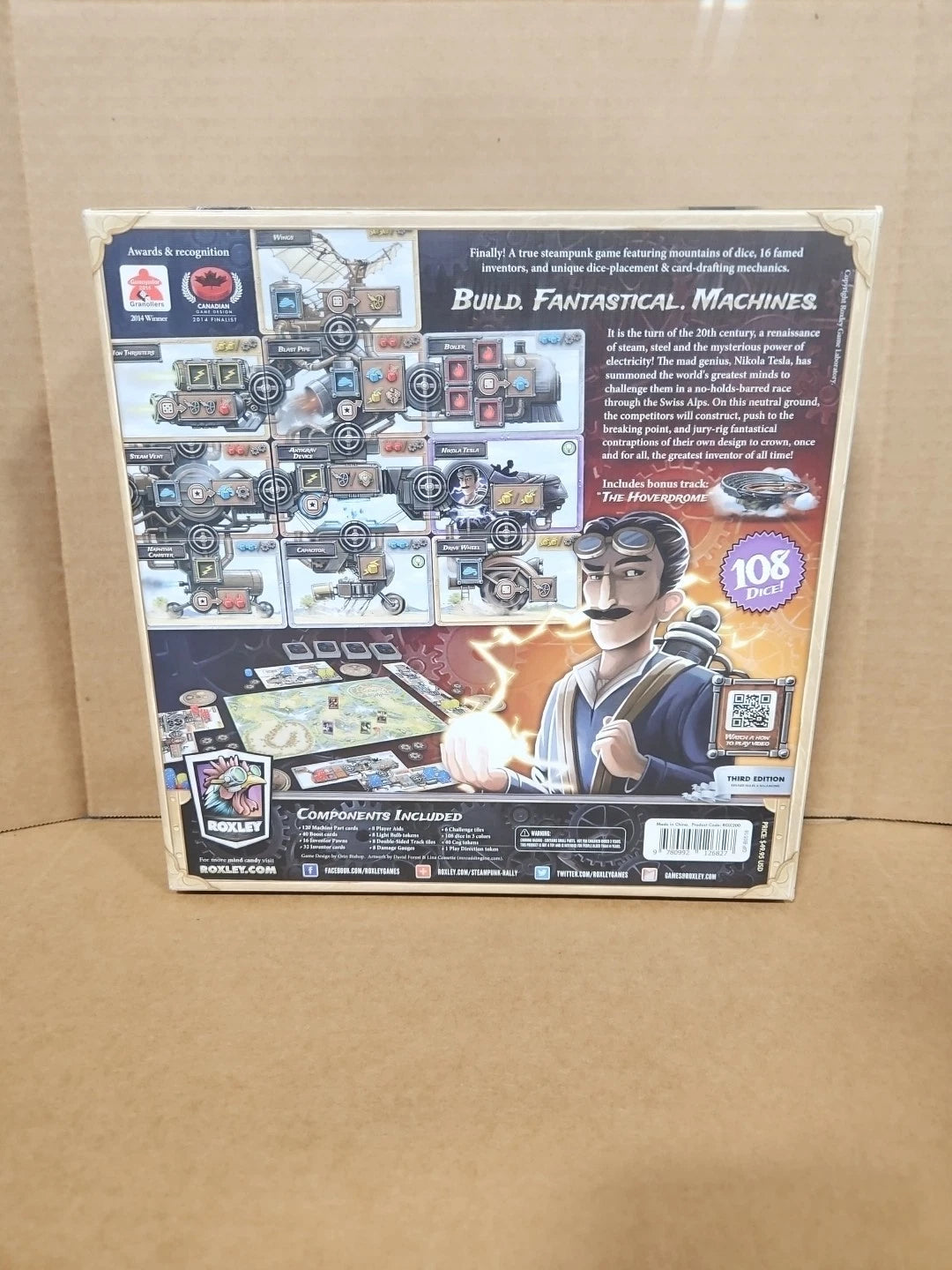 Steampunk Rally Board Game + Steampunk Rally Fusion Complete
