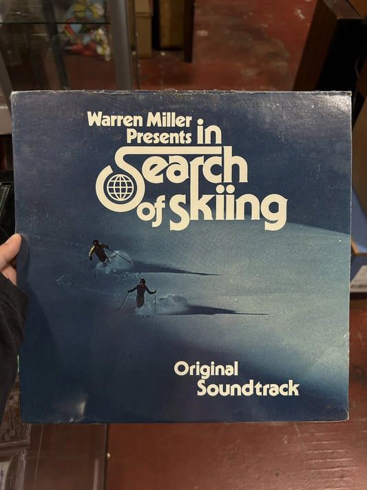 Warren Miller-In Search of Skiing OST 1977 lp Jazz KPM library! New Seal