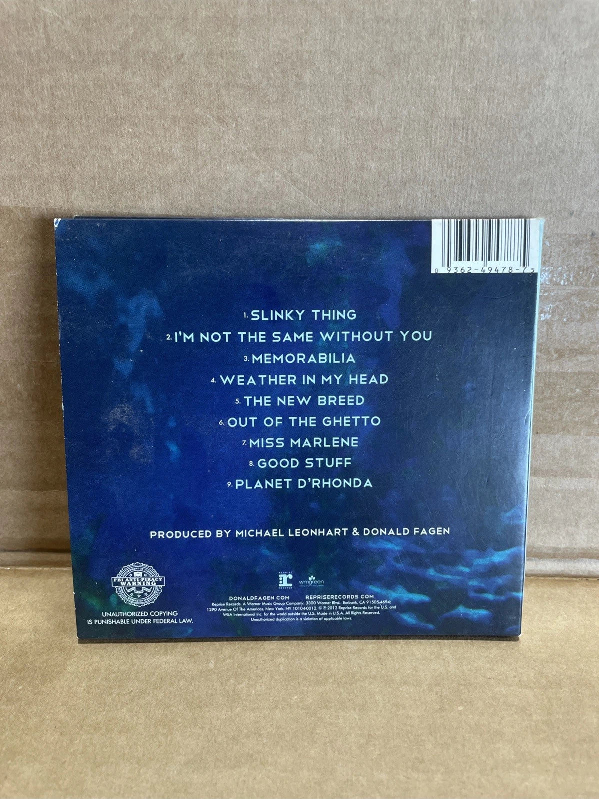 Donald Fagen - Sunken Condos - Donald Fagen CD Very Good Condition