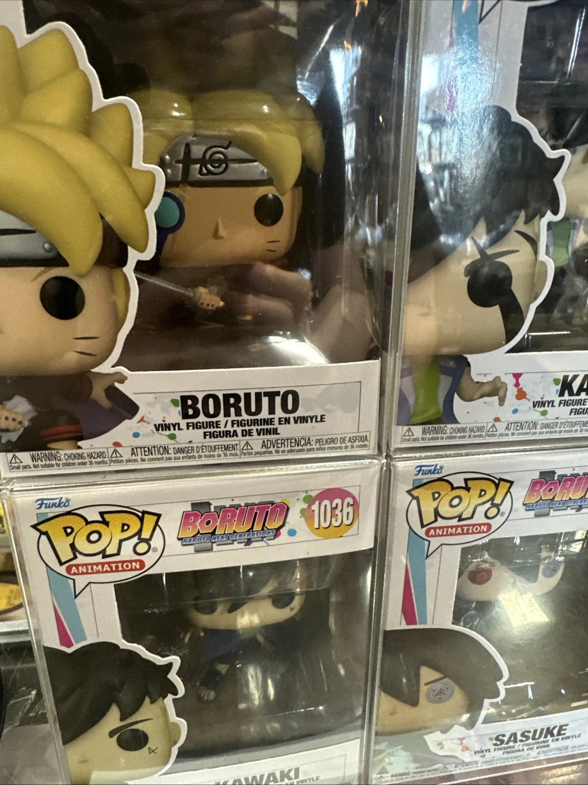 Funko Pop! Boruto lot Of 6 Funkos With Protector Cases