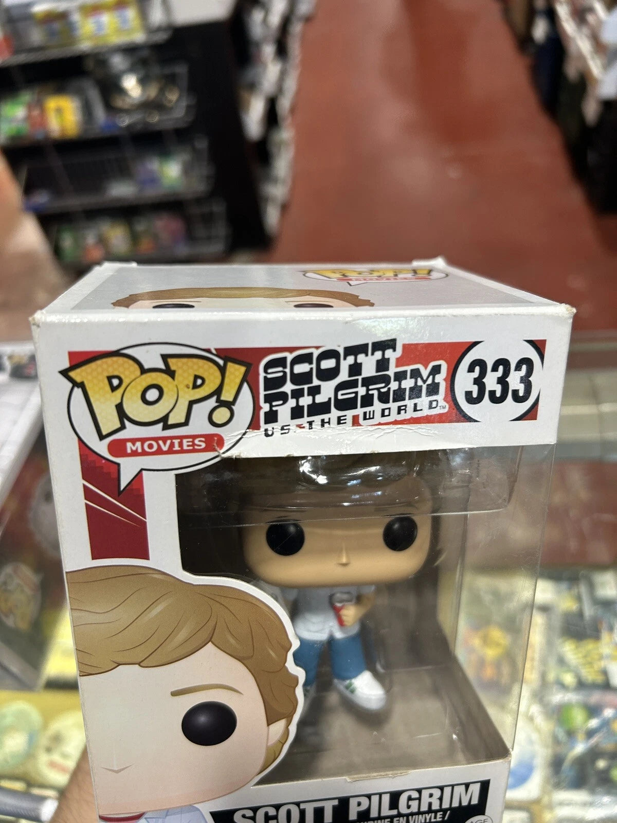 Funko POP! Movies Scott Pilgrim #333 Vinyl Figure DAMAGED