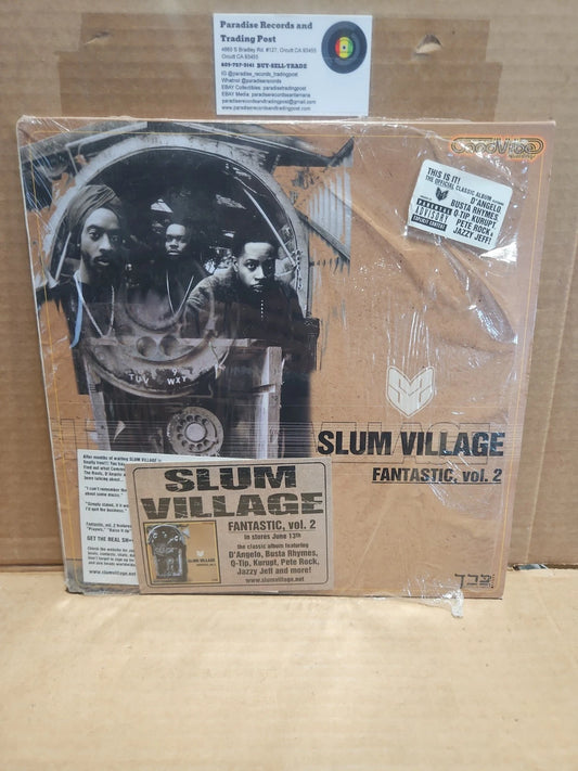 Slum Village Fantastic Vol 2 3xLP J DILLA 2000 Rare Vintage