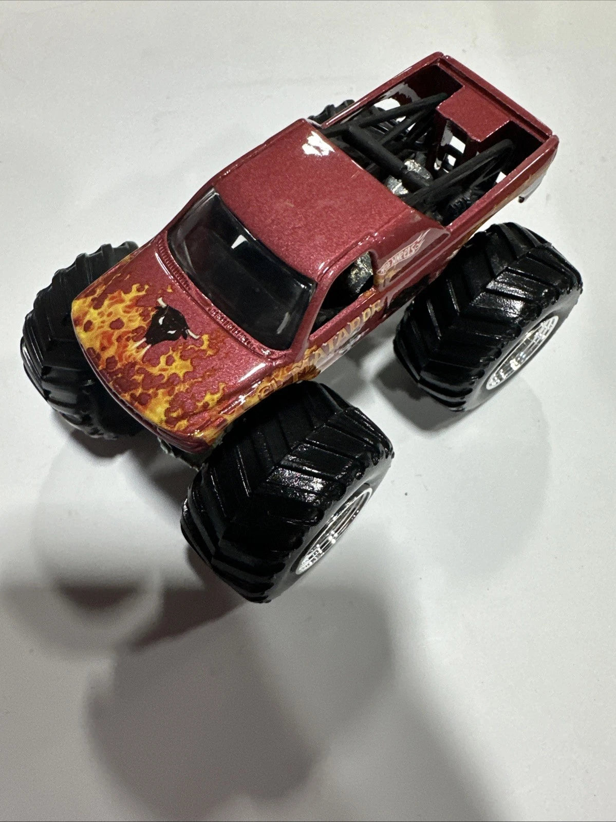VTG Grave Digger HOT WHEELS MONSTER JAM Carrying Case Box with 15 Trucks Lot #3
