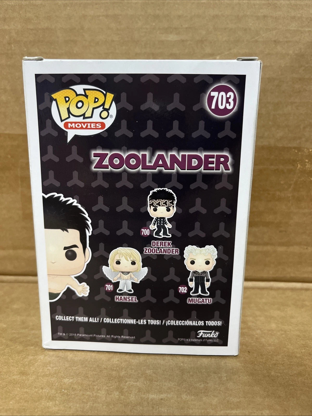 Funko Pop! Vinyl: Zoolander - Derek Zoolander - San Diego Comic Con (SDCC)...