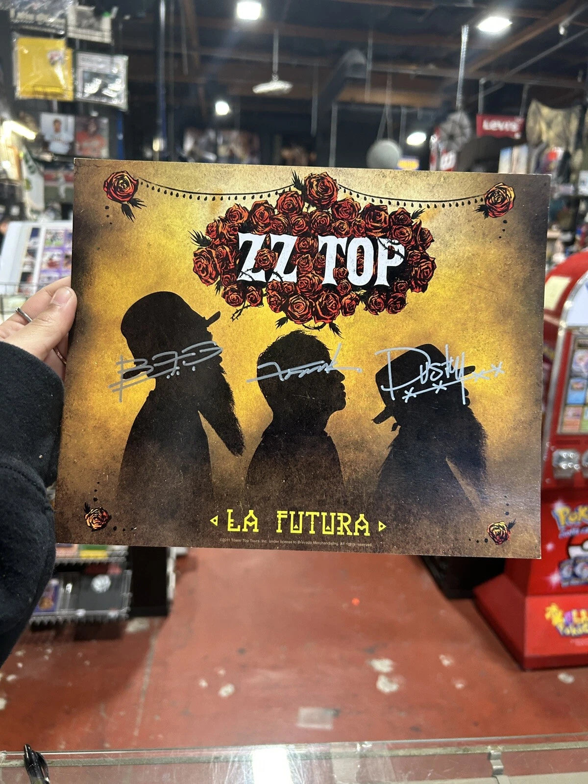 ZZ Top : La Futura Promo Poster Signed