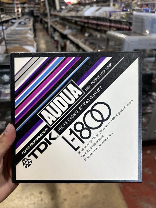 TDK Audua L-1800 reel to reel recording tape