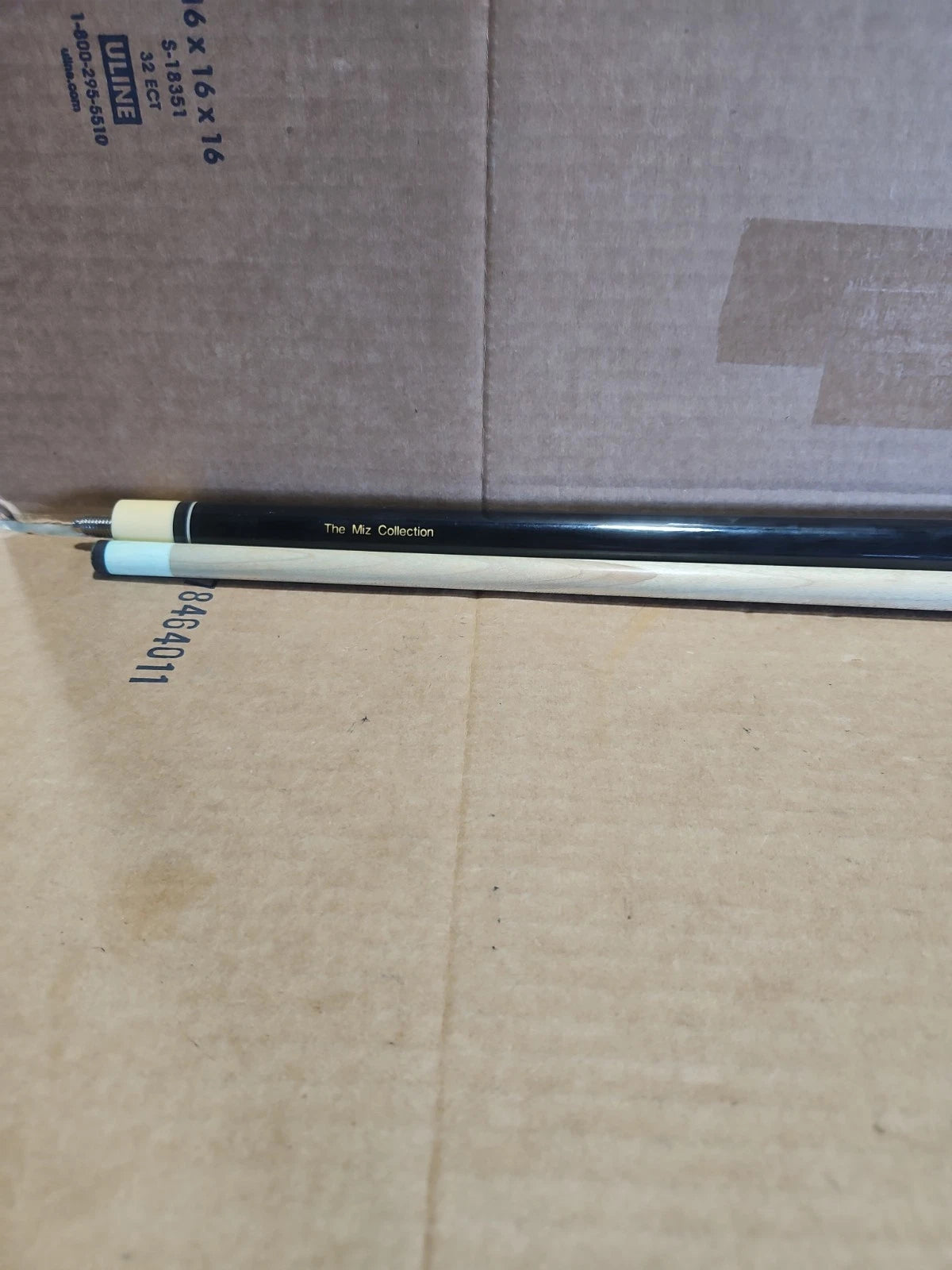 Steve Mizerak The Miz Collection Pool Cue 58 1/2" Long Pre Owned W Bag