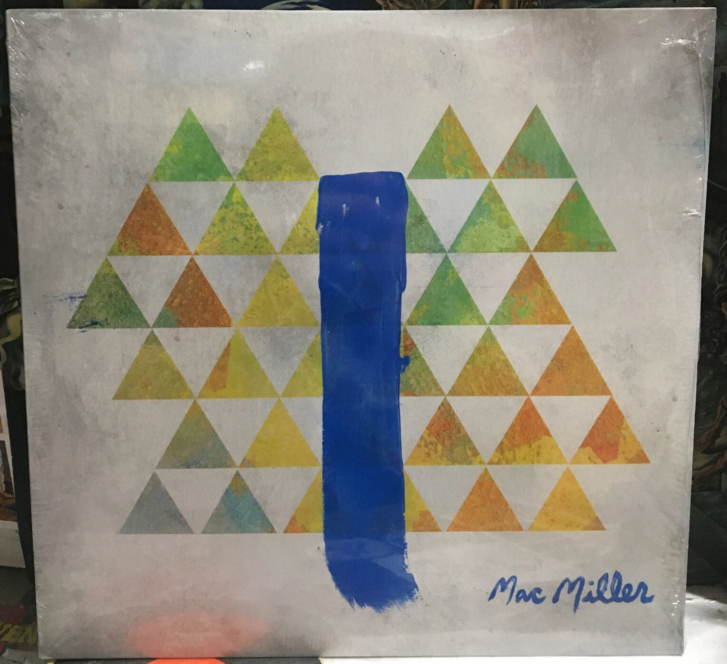 Mac Miller Blue Slide Park Sealed Record Limited Edition,Blue Marble