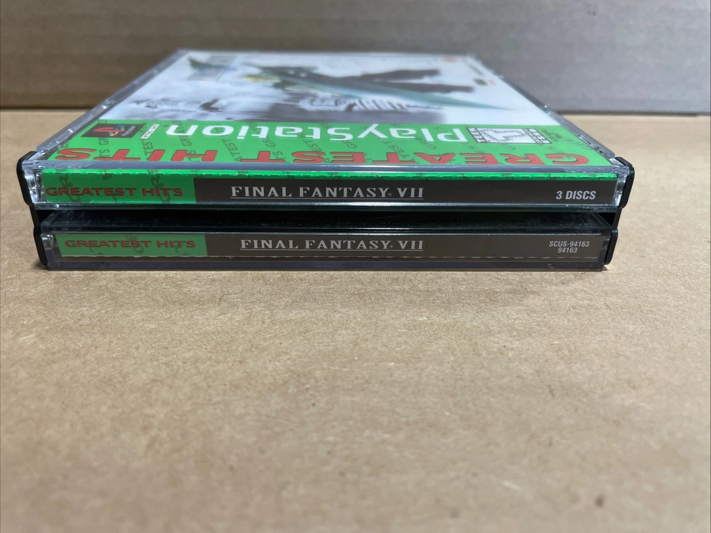 Final Fantasy 7 VII - Sony PlayStation 1 Ps1 Greatest Hits CIB W/ Discs & Manual