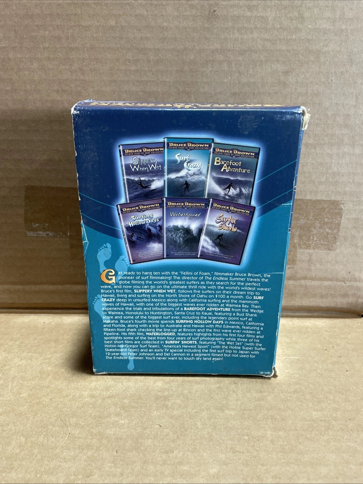 Bruce Brown Golden Years of Surf Collection Box Set (DVD, 2004, 6-Disc Set)