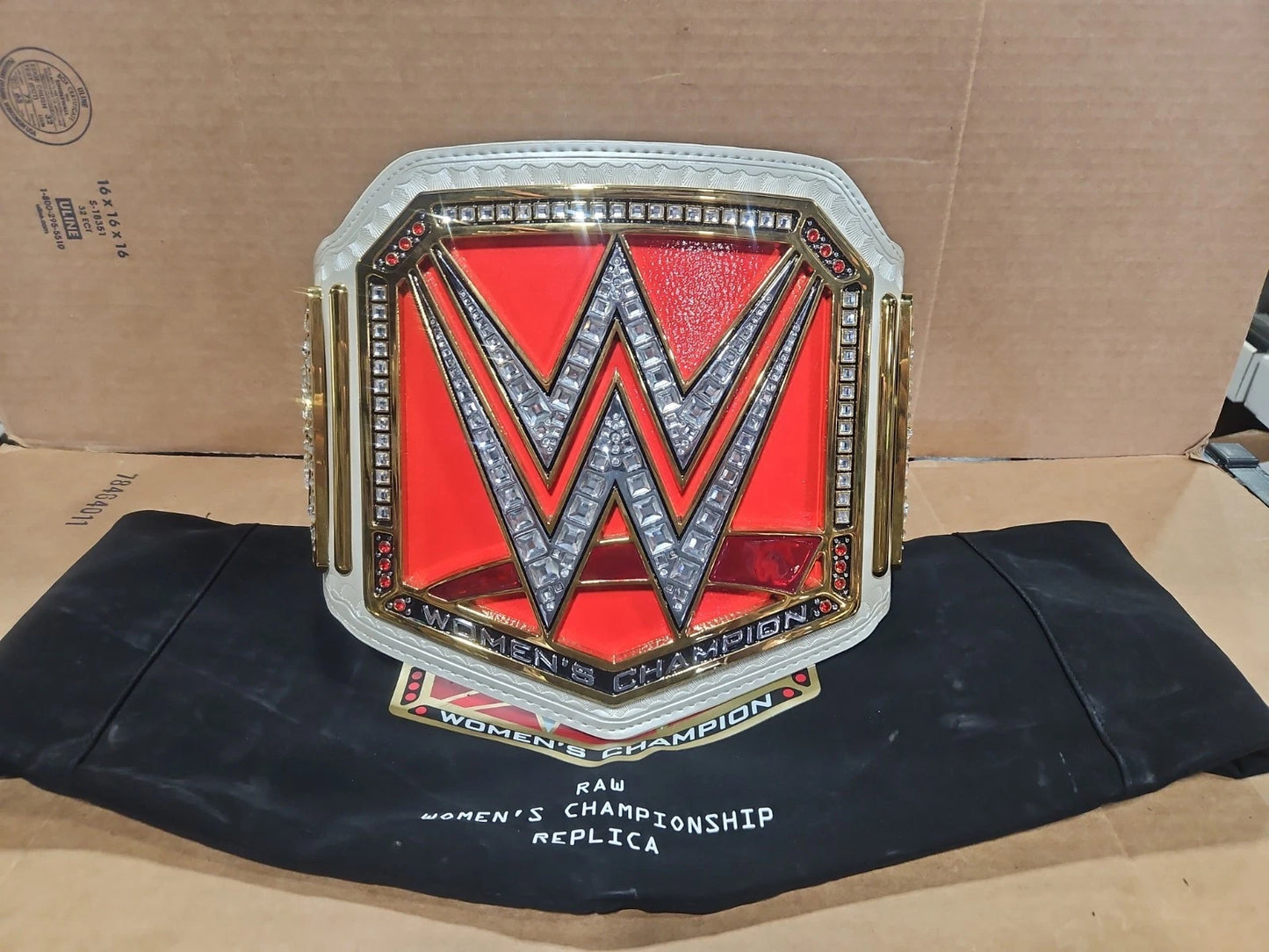 WWE Raw Women's Championship 2016 Replica Title Belt W Bag