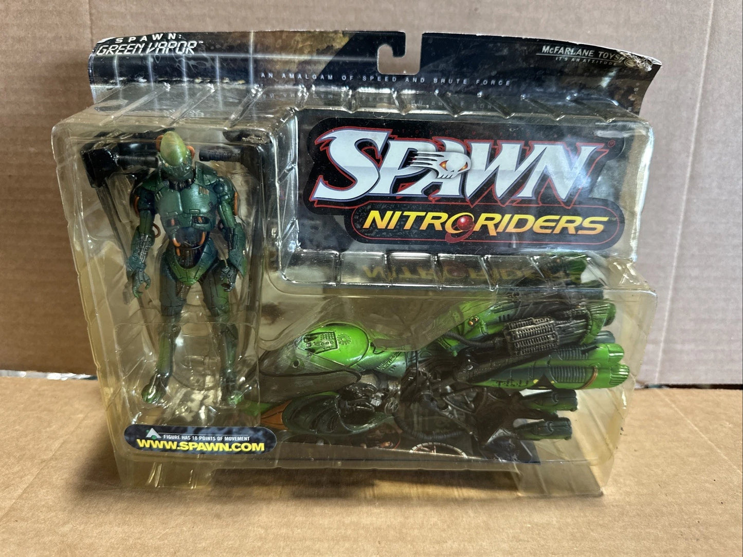 Lot Of 6 McFarlane Spawn Series 16 NITRO RIDERS AFTER BURNER Figures 1999