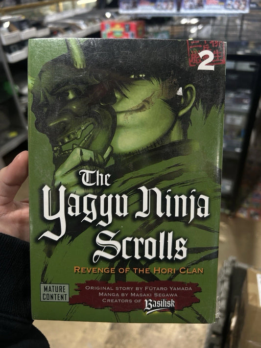 Yagyu Ninja Scrolls Volume 2 Revenge of the Hori Clan English Manga New Sealed