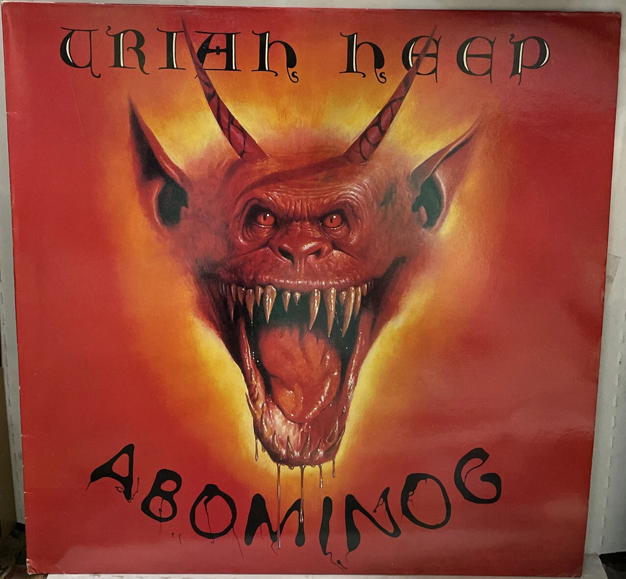 Uriah Heep Abominog UK Import Record BRON538
