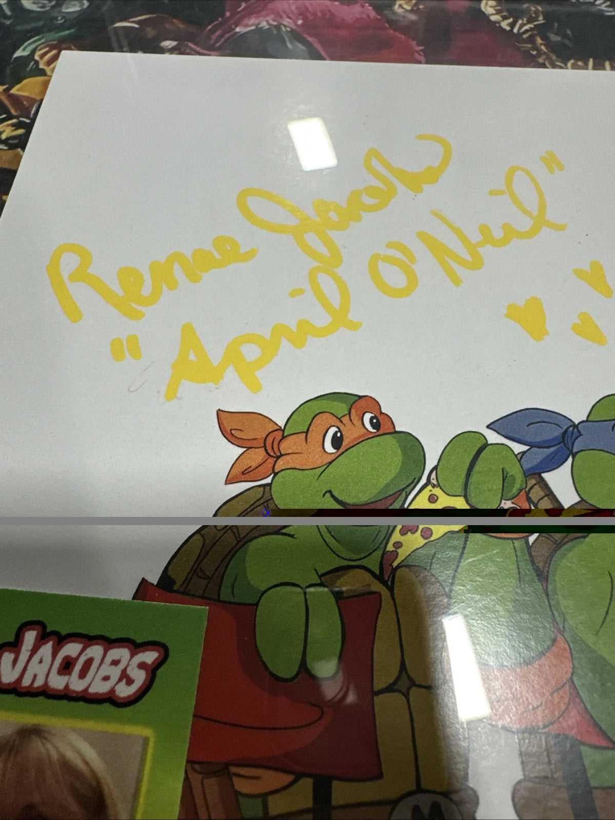 Teenage Mutant Ninja Turtles 8X10 Photo Poster Renae Jacob’s Signed EPIC cert