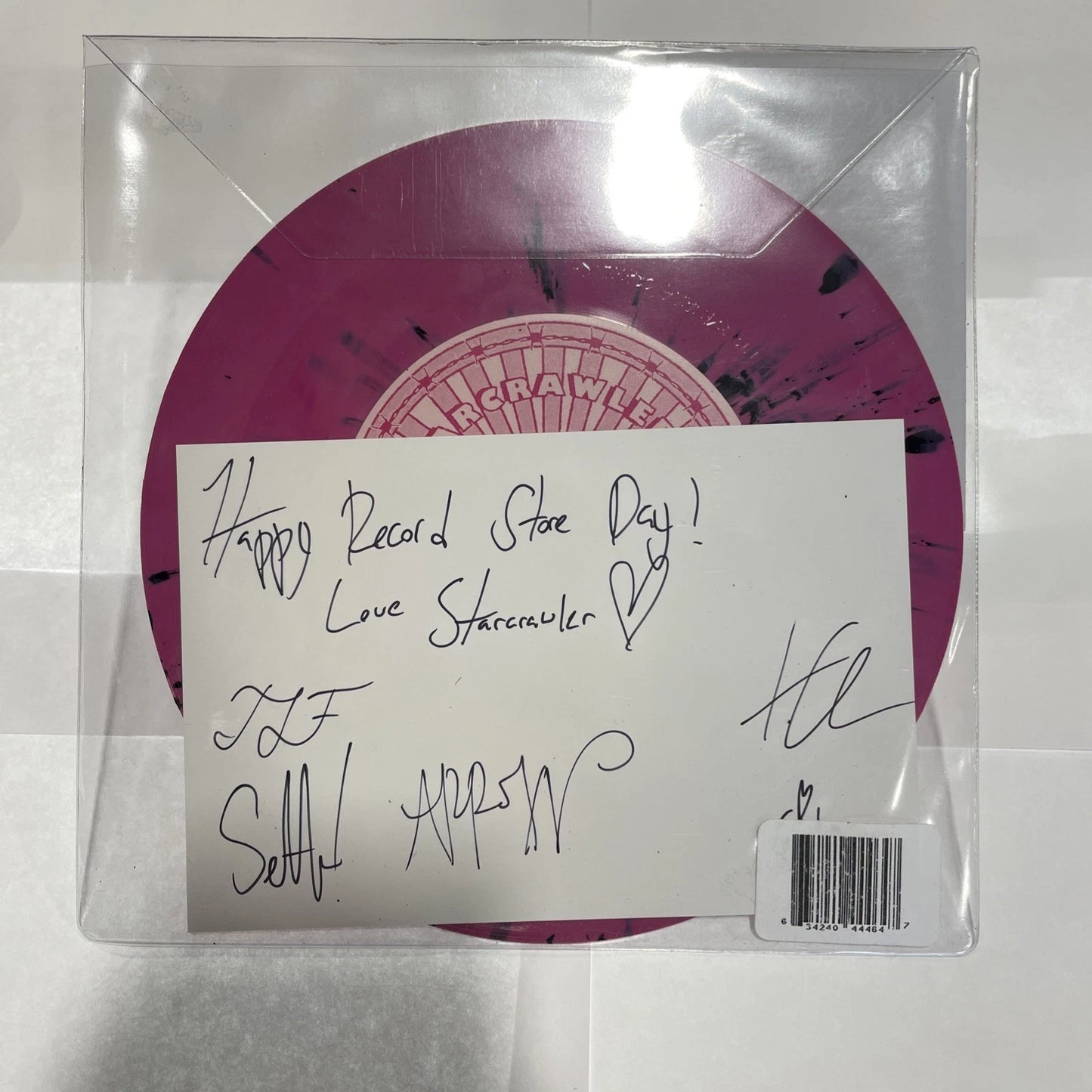 Starcrawler RSD 2026 7" Pink Splatter Vinyl LE 500 With Signed Insert