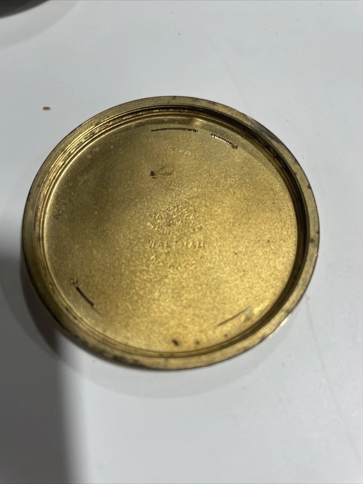 Waltham Pocket Watch 25 Incabloc Antimagnetic pocket watch gears moving