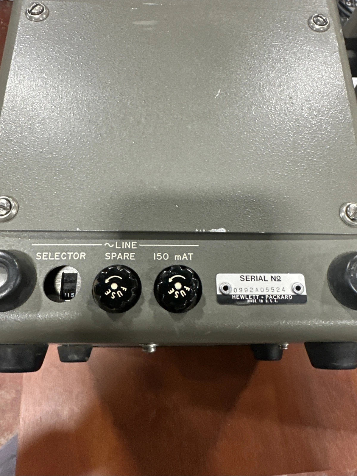 HEWLETT PACKARD TRANSMISSION AND NOISE MEASURING SET P/N: 3555B FOR PARTS
