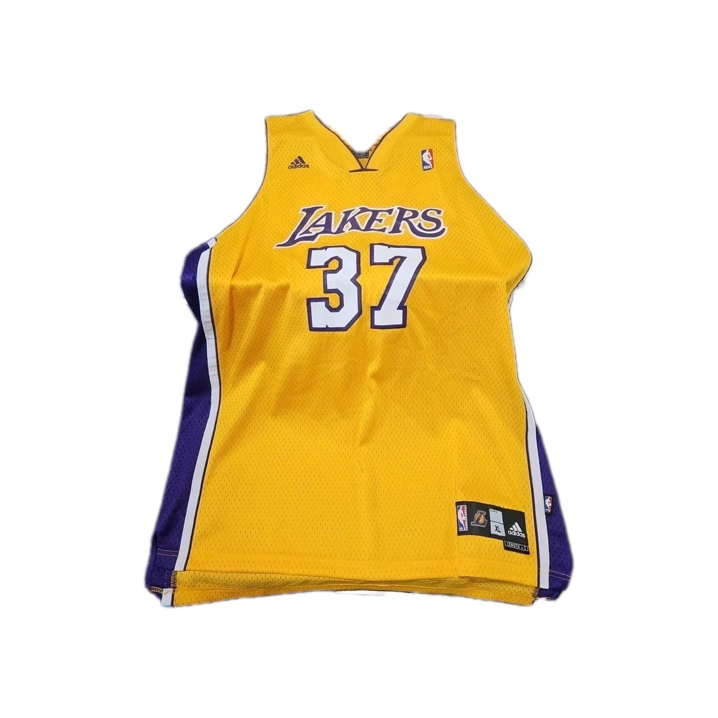 Authentic Adidas Los Angeles Lakers Ron Artest Swingman Jersey Men XL Rare