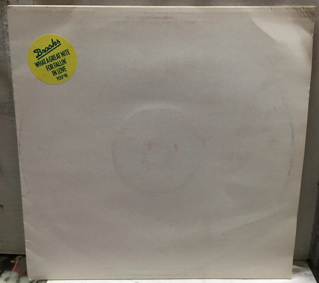 Brooks What A Great Nite For Fallin’ In Love UK Promo Test Pressing 12” Record