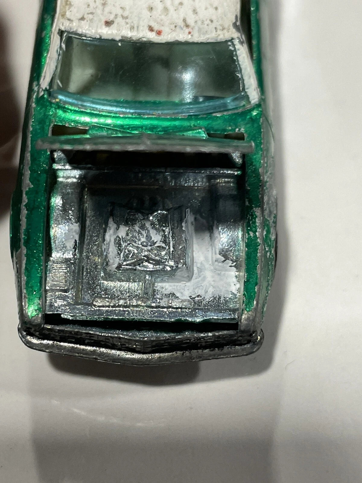 1967 Hot Wheels redline CUSTOM CAMARO green diecast