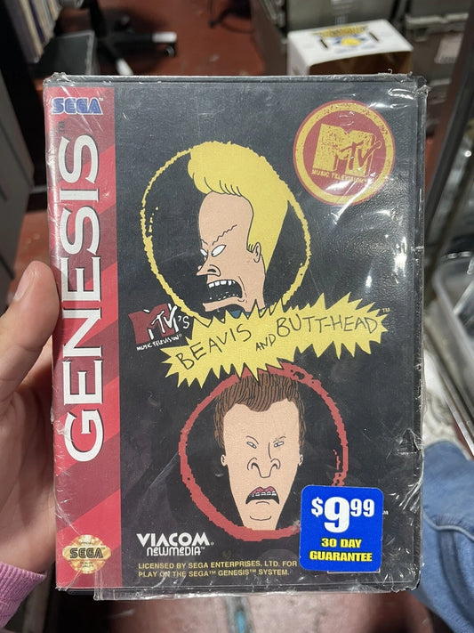 MTV's Beavis and Butt-Head (Sega Genesis, 1994) Sealed