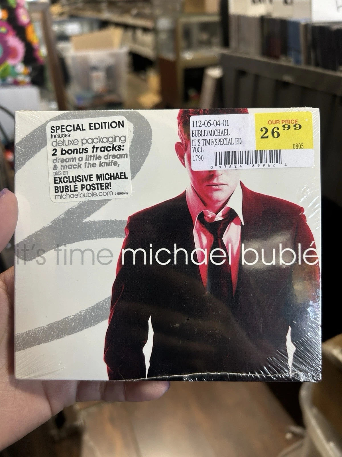 MICHAEL BUBLE It’s Time New Special Ed. Reprise/Warner IMPORT CD w/Nelly Furtado