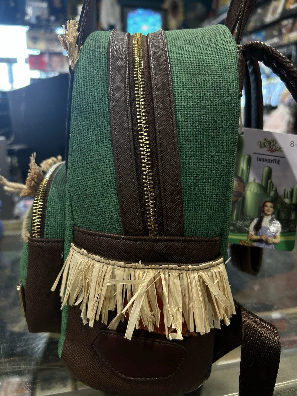 Loungefly The Wizard of Oz Scarecrow Cosplay Mini Backpack with tags
