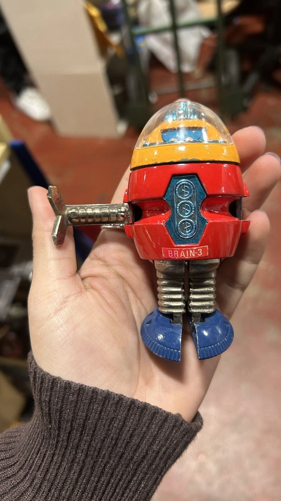 Vintage 1970's Shinsei UFO Commander 7 Brain III 4173