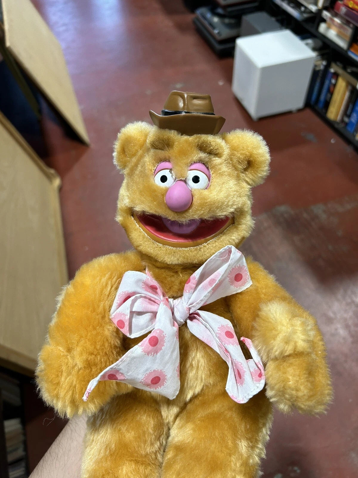 Vintage 1989 Muppets Fozzie Fozzy Bear Plush Doll Original Authentic 12" Toy
