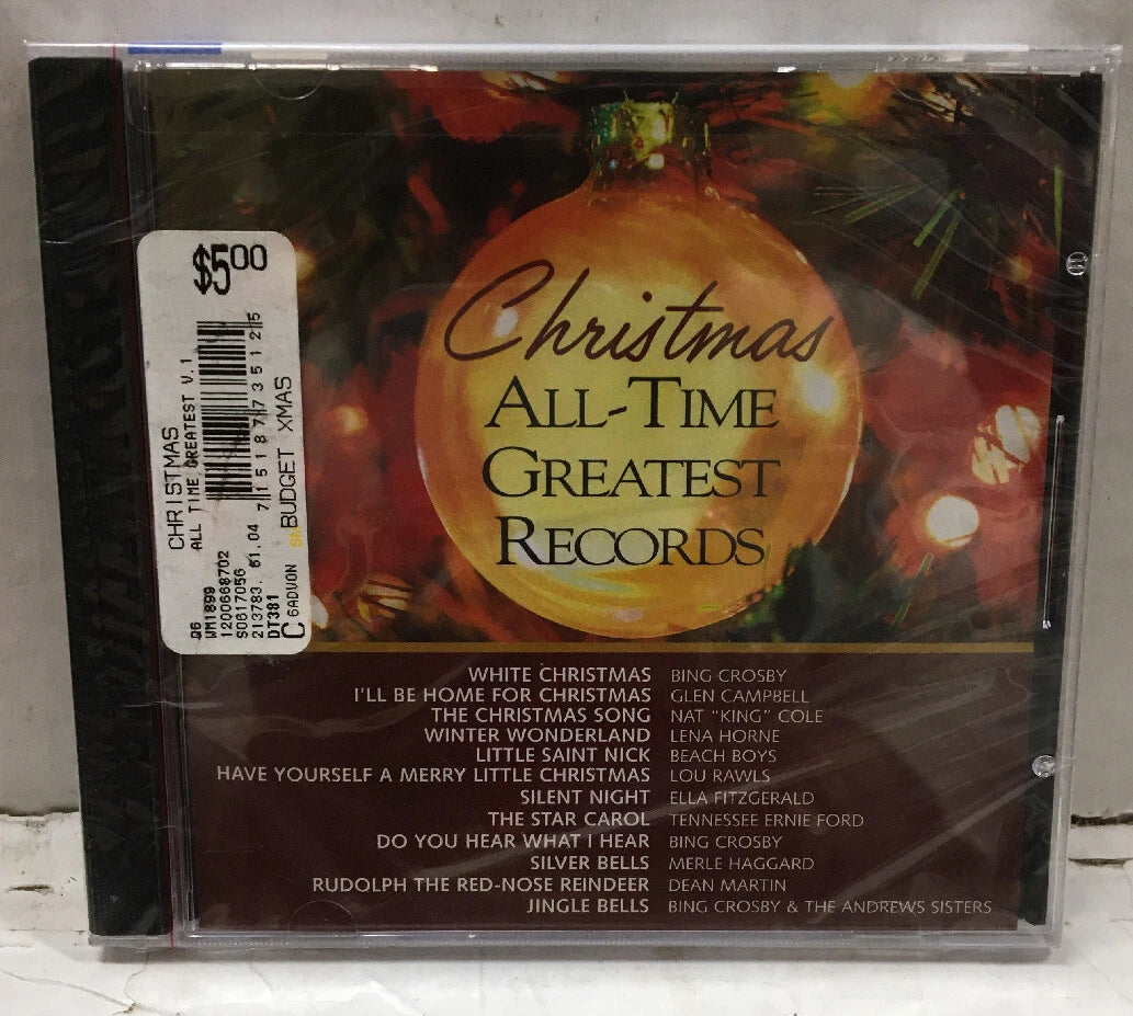 Christms All-Time Greatest Records Sealed CD