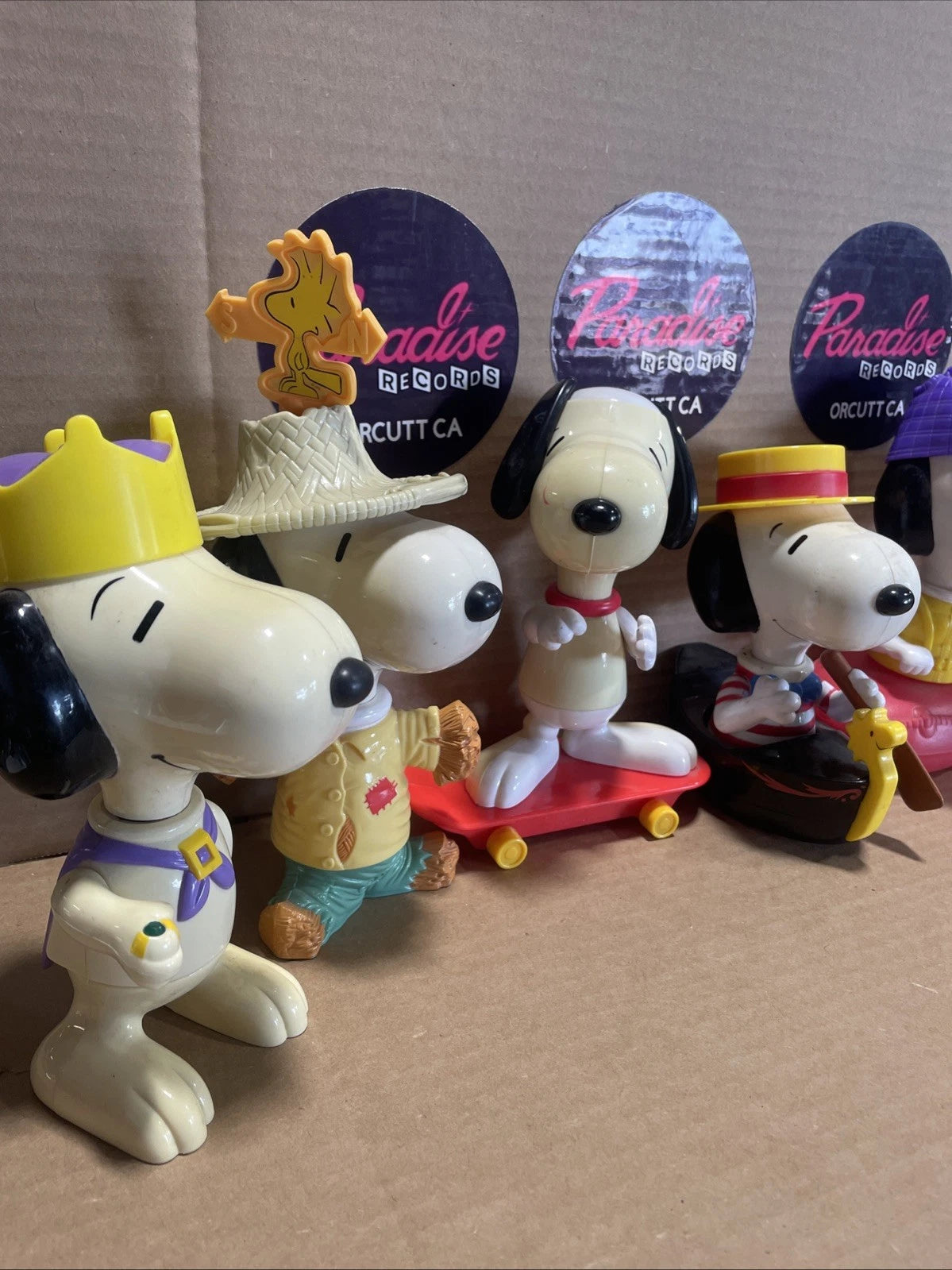 Vintage Snoopy Figures Lot Of 6 McDonald’s Great Condition