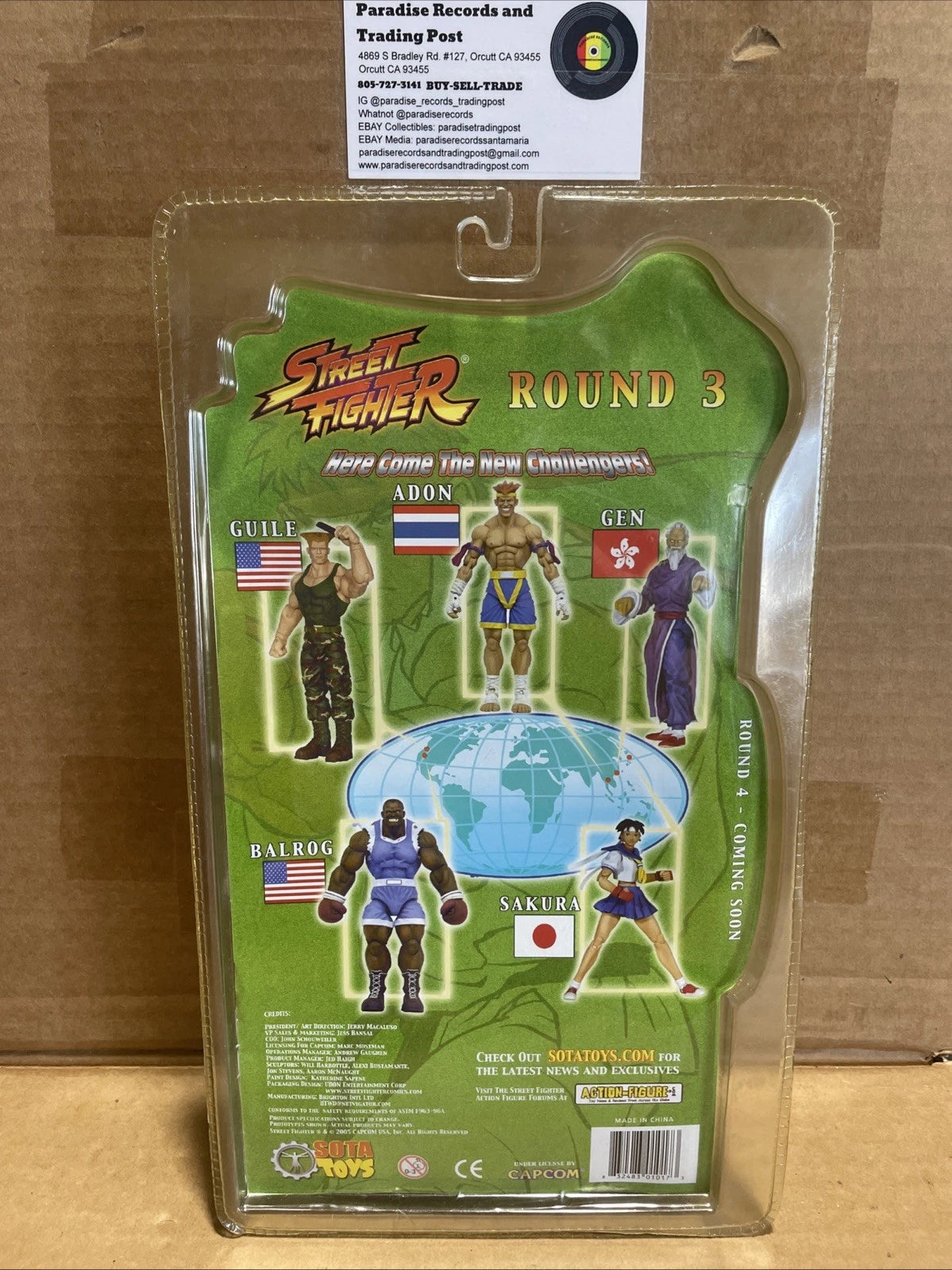 SOTA Toys Street Fighter GUILE Round 3 Action Figure Capcom