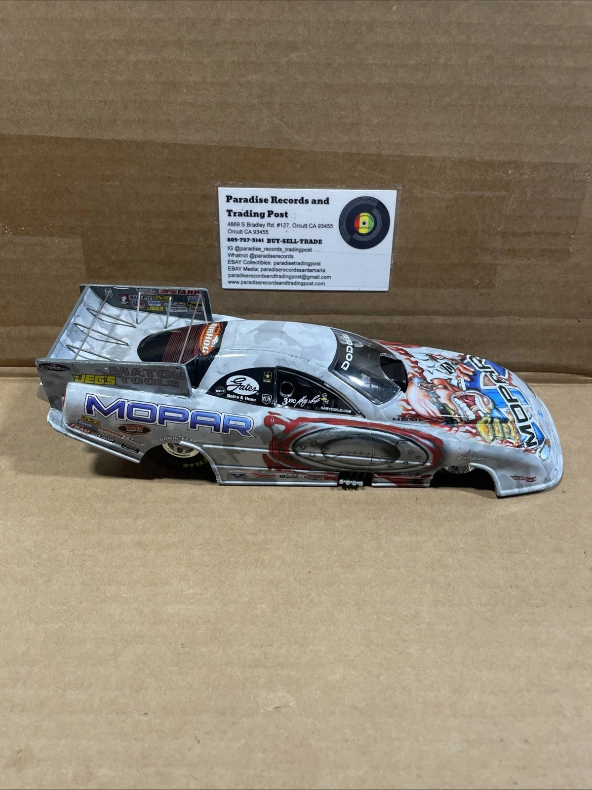 Racing Champions Pro Series Mopar NHRA Funny Car 1:24 Gray Gary Scelzi