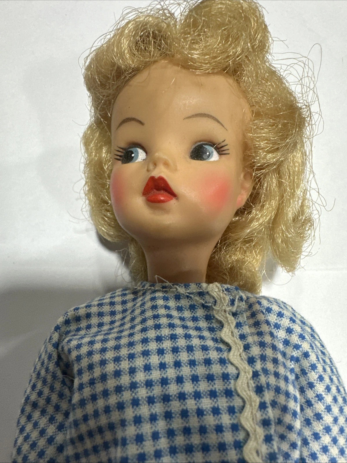 60's Vintage Ideal Toy Fashion Tammy Doll BS-12/2 Strawberry Blond Blue Outfit