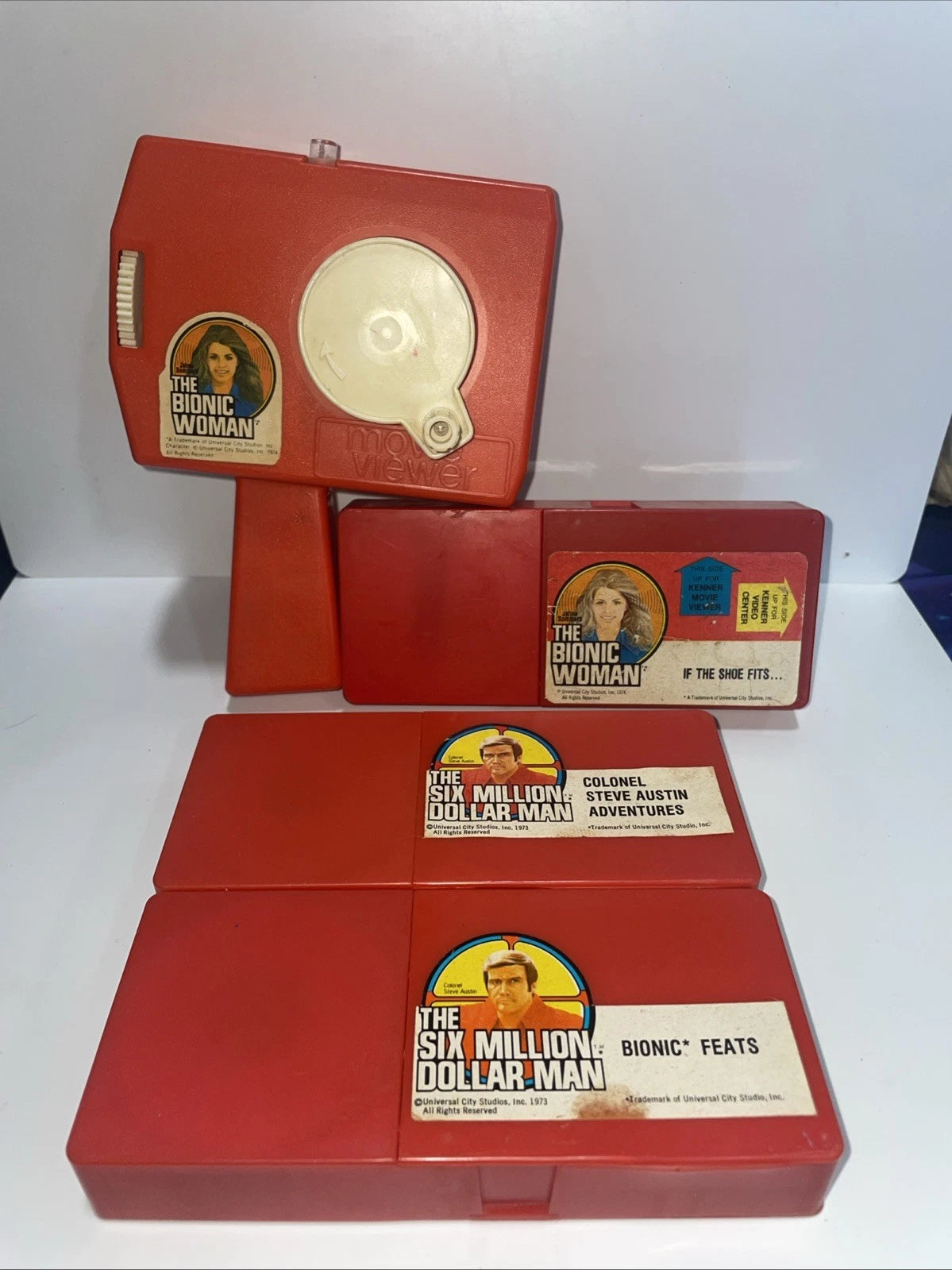 The Bionic Woman Movie Viewer Used Tested Extremely Rare + 3 Cassettes