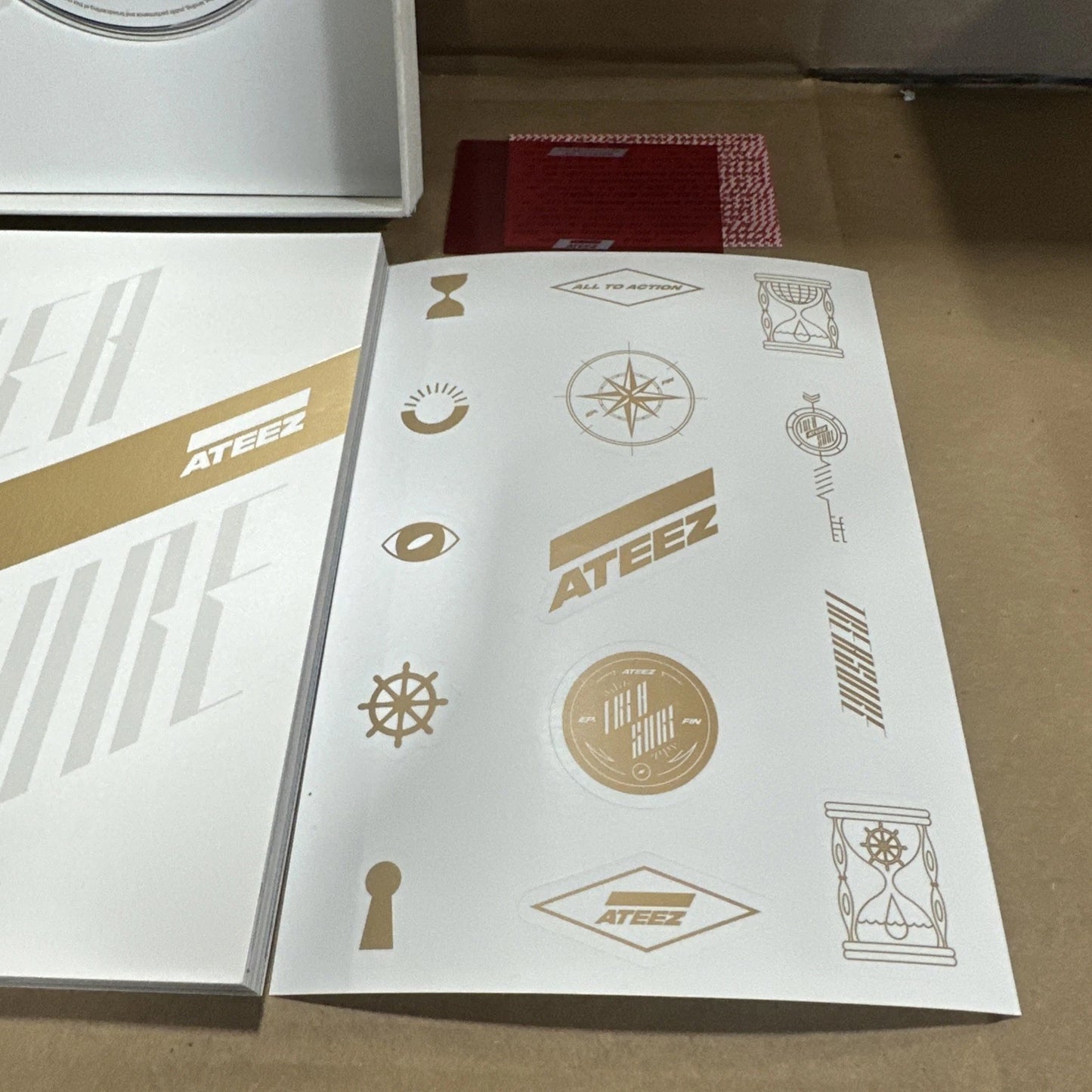 Ateez Treasure EP Fin All to Action Treasure 1st Album Z Version (C)