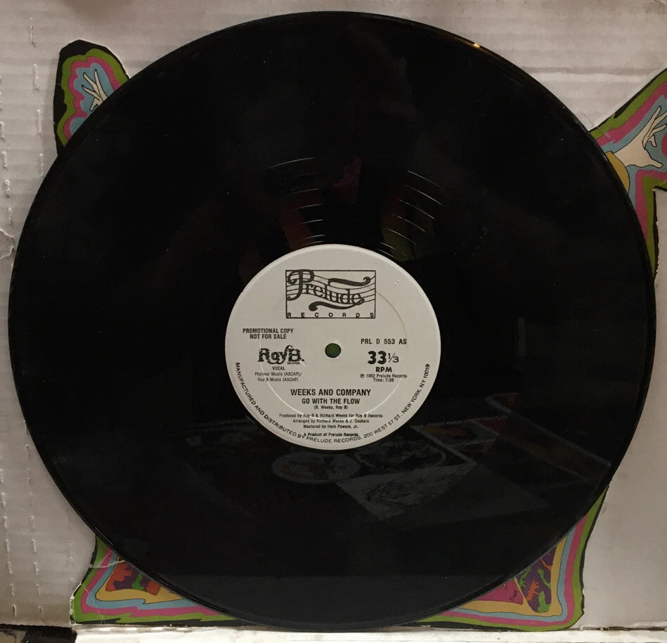 Weeks And Company Go With The Flow Promo 12” Single PRLD553