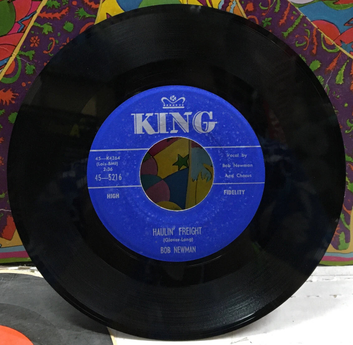 Bob Newman Haulin’ Freight 7” Single 45-5216