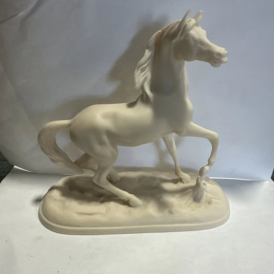 Valentino Resin? White Bisque Horse Made In Italy