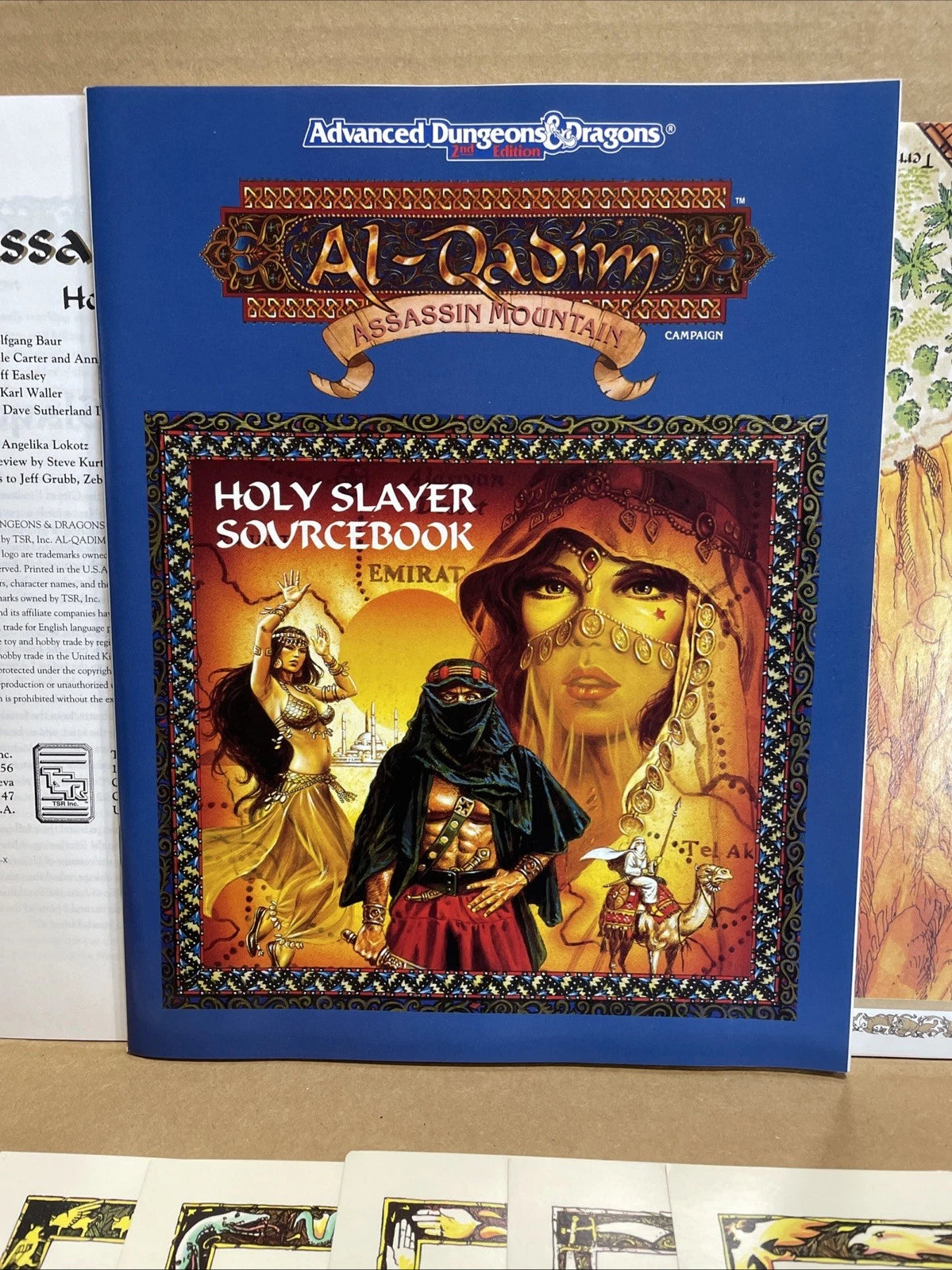 Dungeons & Dragons Al-Qadim Assassin Mountain Box Set ALQ2 TSR9431 2nd Edition