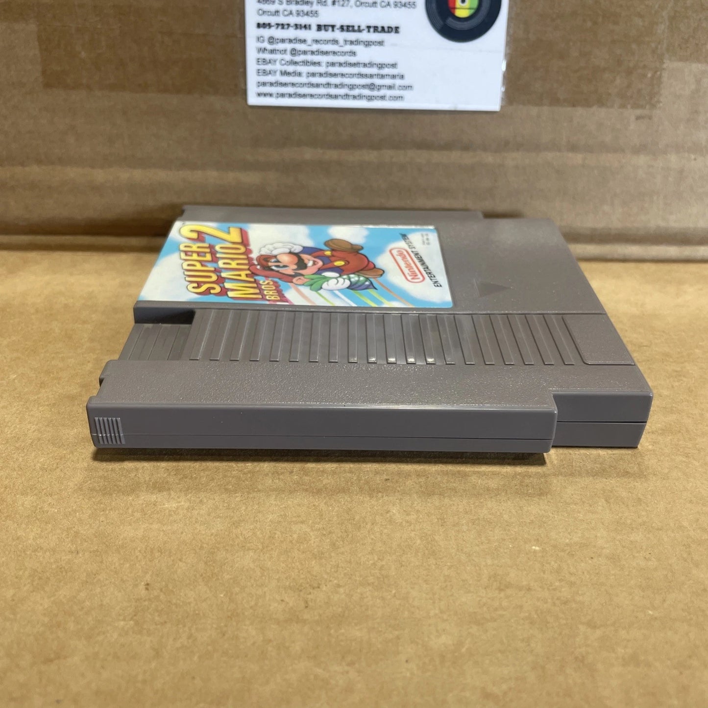Nintendo Super Mario Bros. 2 Nintendo NES Game Cartridge Tested With Case