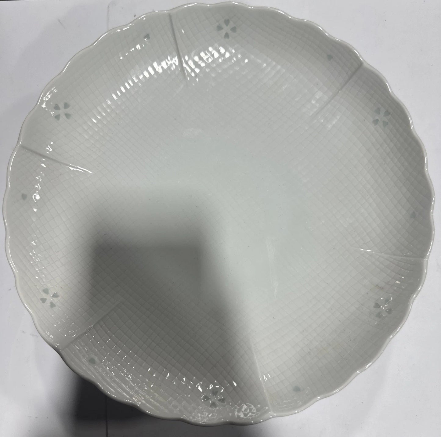 Arita-yaki Serving Plate, See Through Pattern