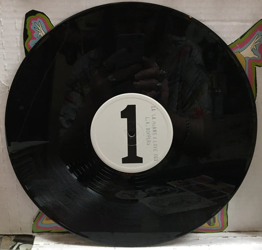 L.A. Boppers La La Means I Love You 12” UK Test Pressing Promo Record MERX71