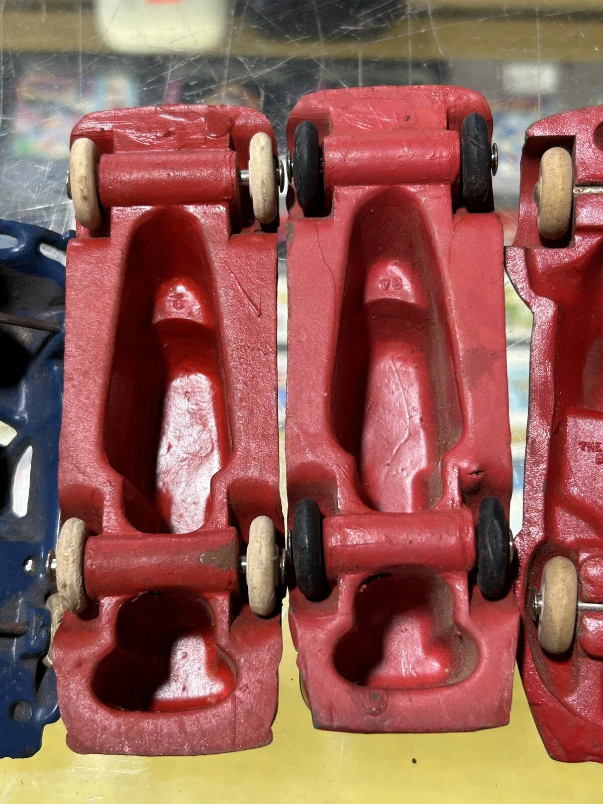 Rare Vintage Rubber Cars 1930s Lot of 9