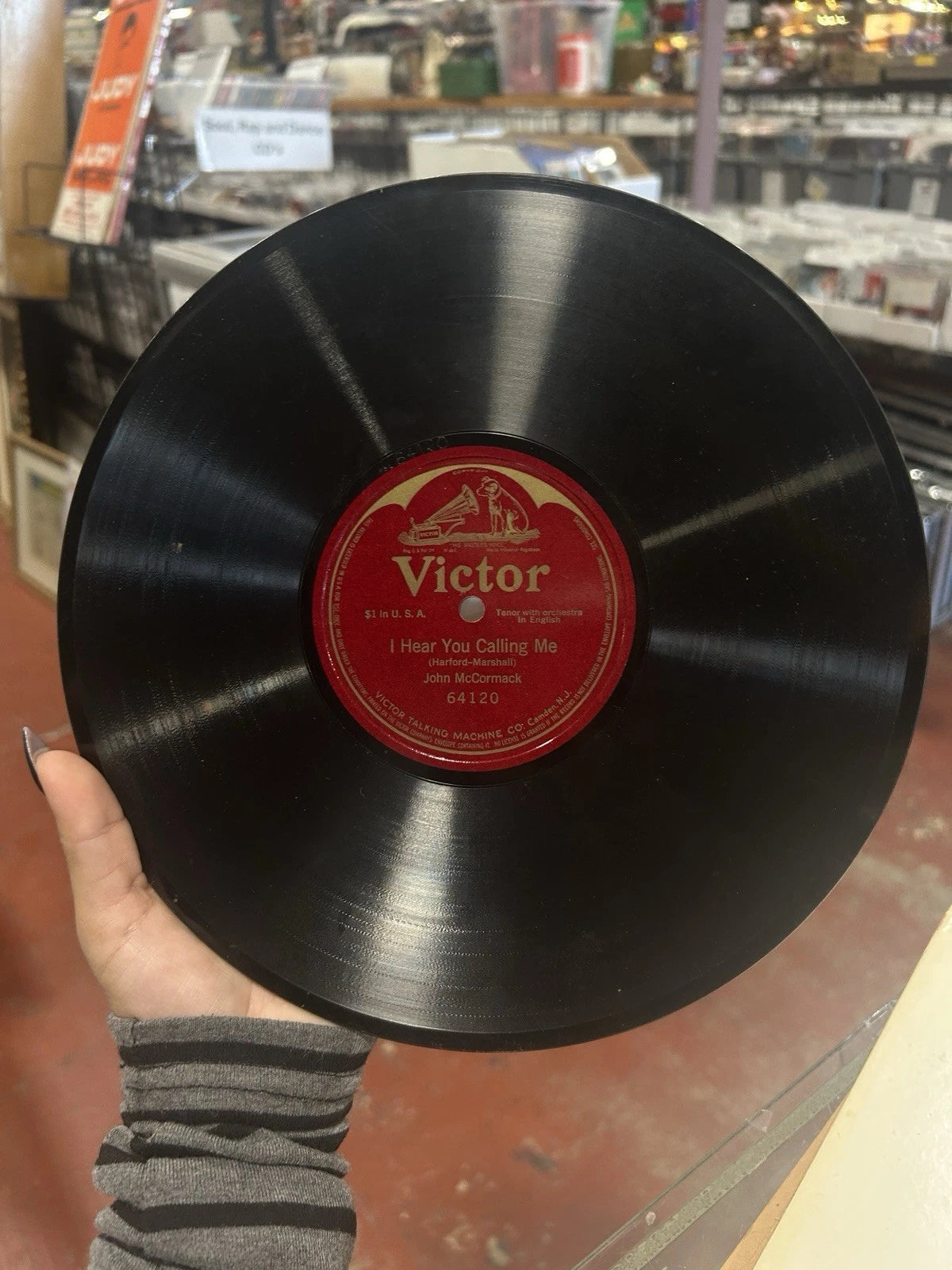 10" 78 RPM-John McCormack-I Hear You Calling Me/Victrola 64120