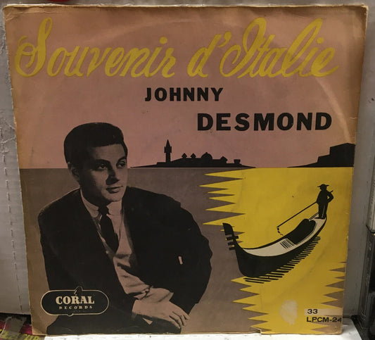 Johnny Desmond Souvenir d’Italie Import Record LPCM-24