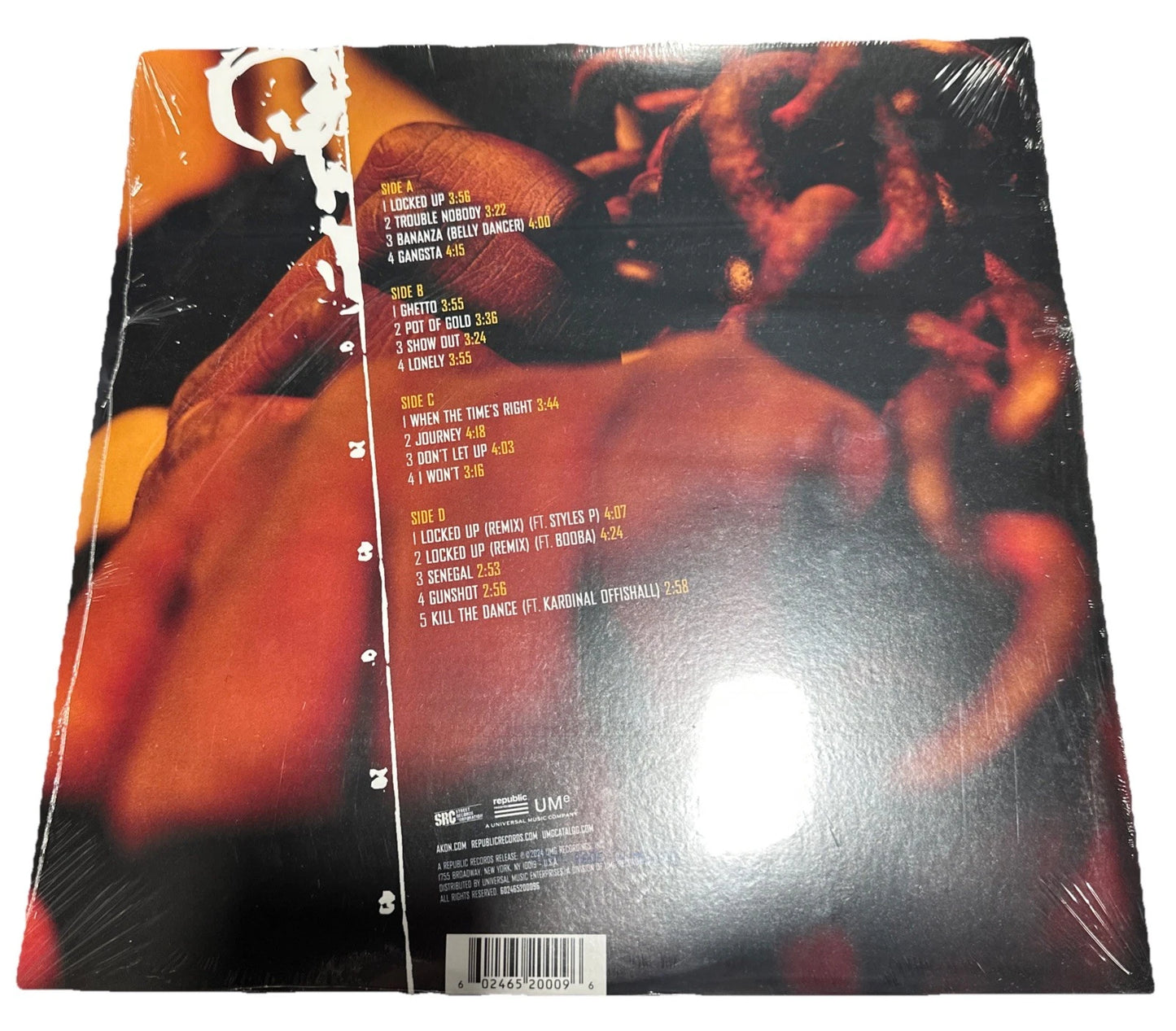 Akon - Trouble, Vinyl Record, 2LP, White New Sealed