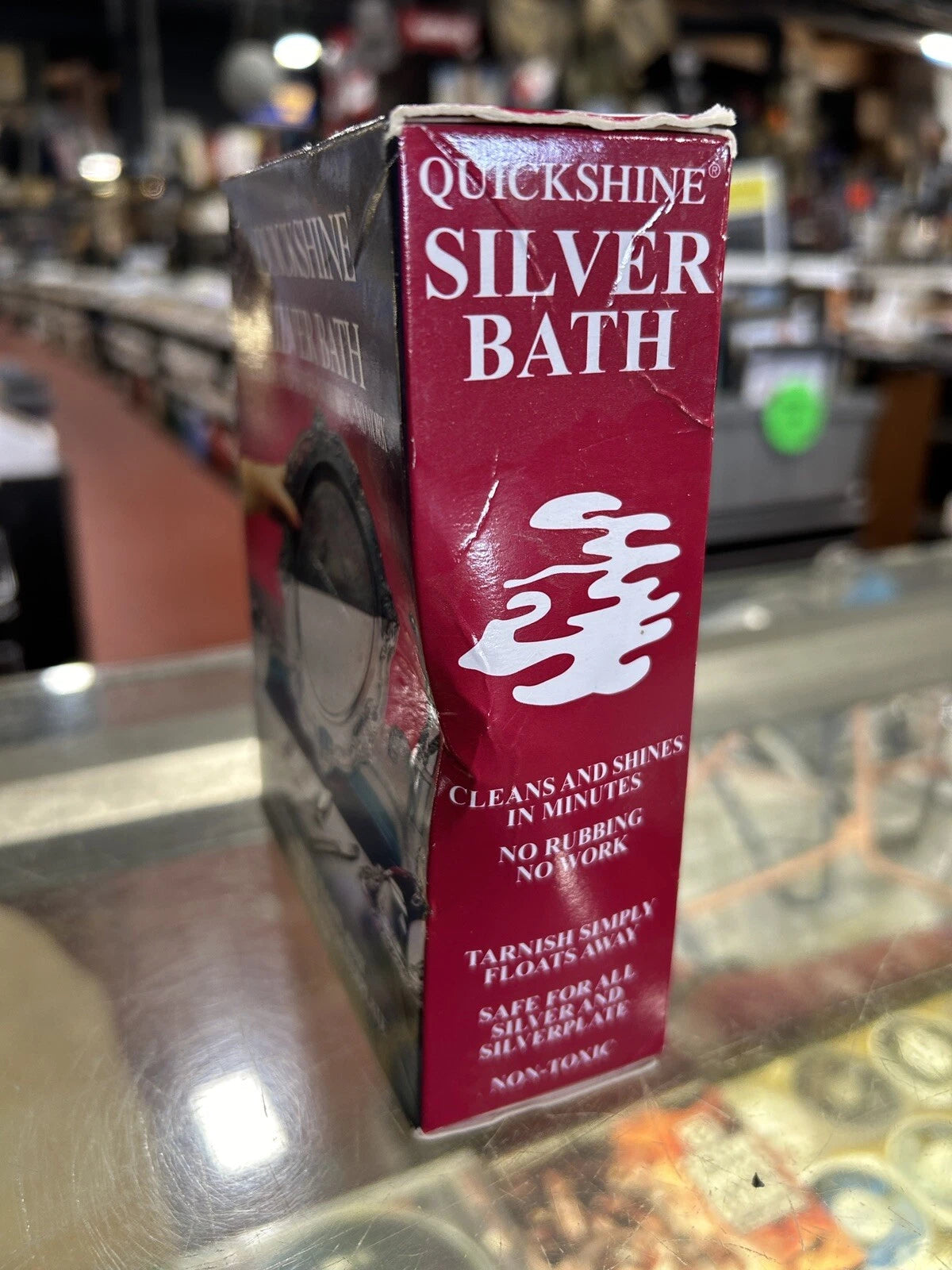 Quickshine Silver Clean And Shine Bath, Cleans plate with no polishing